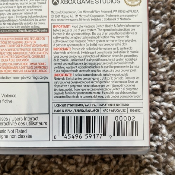 Nintendo Switch Game - Picture 3 of 3